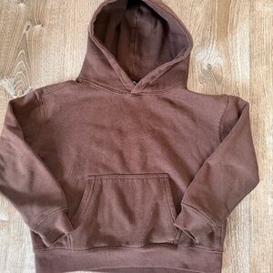 Nova kids Chocolate brown hoodie sweatshirt size 7
